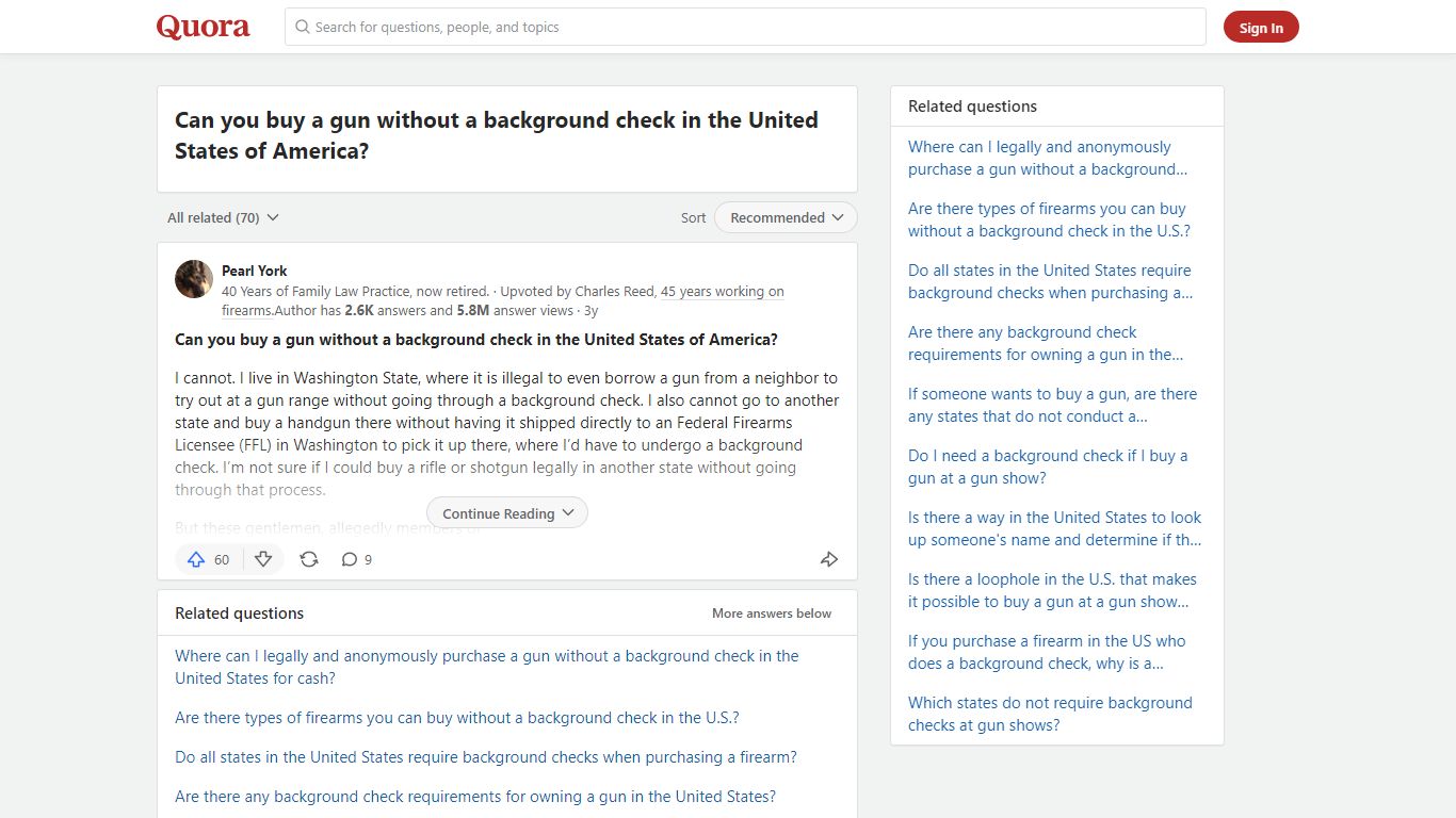 Can you buy a gun without a background check in the United ... - Quora